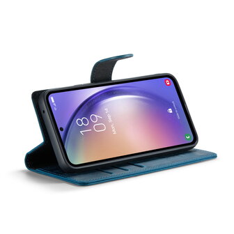 Samsung A54 Navy Blue - 2 in 1 Leather Book Case