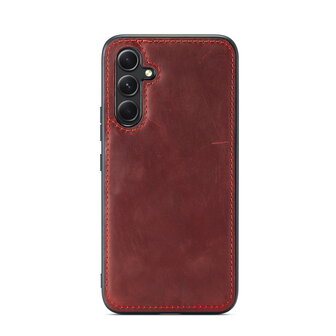 Samsung A54 Crimson Red - 2 in 1 Leather Book Case