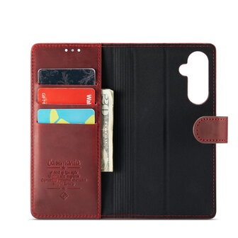 Samsung A54 Crimson Red - 2 in 1 Leather Book Case
