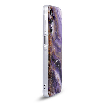 Samsung Galaxy A56 - Paars - Marmer Back Cover