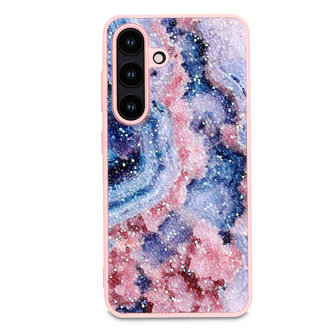 A56 - Nova - Diamant Marmer Glitter Back Cover
