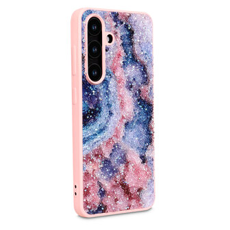 A56 - Nova - Diamant Marmer Glitter Back Cover