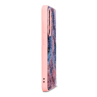 A56 - Nova - Diamant Marmer Glitter Back Cover