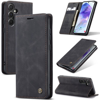 Samsung S25 Plus - Charcoal Gray - Book Case