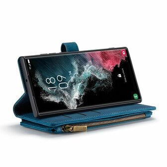 Samsung S23 Ultra Navy Blue - Book Case met Rits