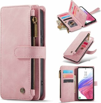 Samsung S23 Plus Pale Pink - Book Case met Rits