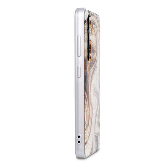 Samsung S25 - Wit - Marmer MagSafe Back Cover