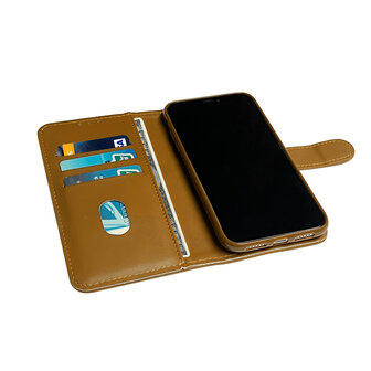 Oppo A79 - Book Case &amp;amp; Glas - Bruin