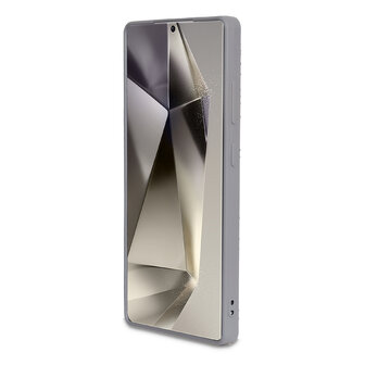 Samsung S23 Ultra - Diamant Marmer Glitter - Grijs