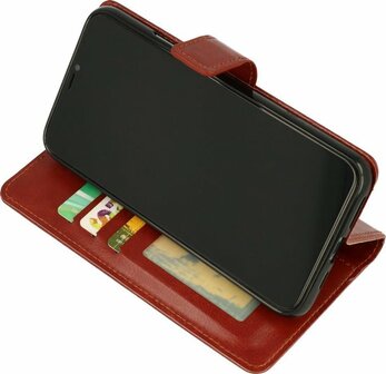 Samsung S21 Ultra - Book Case - Bruin