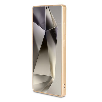 Samsung S22 Ultra - Diamant Marmer Glitter - Roze