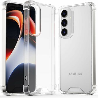 Samsung Galaxy S25 Plus - Transparant - Anti Shock Back Cover