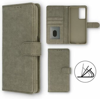 Samsung S22 Plus Grijs - HQ Book Case