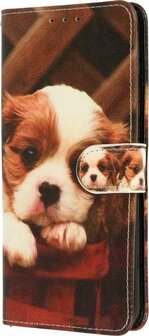 Samsung S21 Ultra - Book Case - Puppy