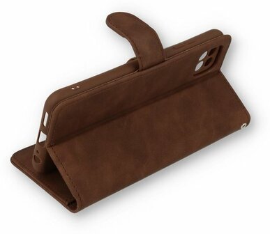 Samsung S21 FE Chocolate Brown &amp;amp; Glas - Book Case