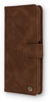Samsung S21 FE Chocolate Brown &amp;amp; Glas - Book Case