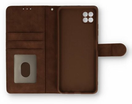 Samsung S21 FE Chocolate Brown &amp;amp; Glas - Book Case