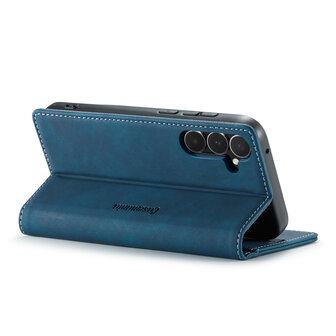 Samsung S25 Plus - Navy Blue - Book Case