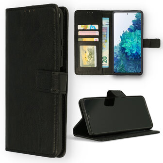 Oppo A73 5G - Book Case - Zwart