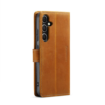 Samsung S24 Sienna Brown - Leather Book Case
