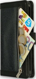 iPhone 11 Pro Max Zwart - Rits Book Case