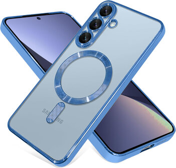 Samsung S25 Plus - MagSafe TPU Back Cover - Blauw