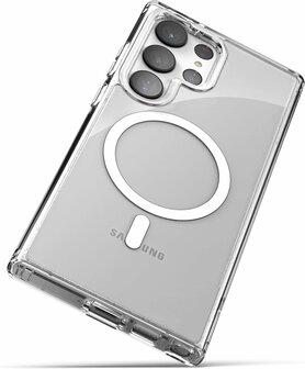Samsung S23 Ultra Transparant - Anti Shock - Geschikt voor Magsafe