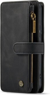 Samsung S22 Charcoal Gray - Book Case met Rits