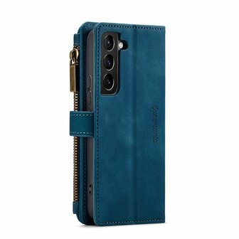 Samsung S22 Plus Navy Blue - Book Case met Rits
