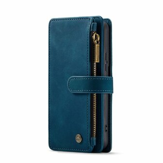 Samsung S22 Plus Navy Blue - Book Case met Rits