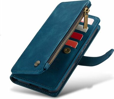 Samsung S22 Plus Navy Blue - Book Case met Rits