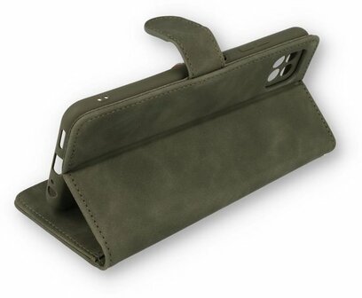 Samsung S21 FE Shadow Gray &amp;amp; Glas - Book Case