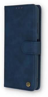 Samsung S21 FE Navy Blue &amp;amp; Glas - Book Case