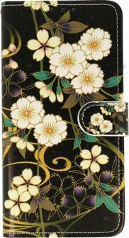 Samsung S21 Ultra - Book Case - Wilde Bloemen