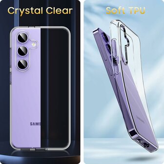 Samsung Galaxy S25 - Transparant - Extra Stevig Siliconen Back Cover