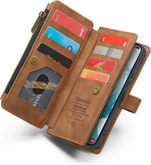 Samsung S22 Plus Sienna Brown - Book Case met Rits