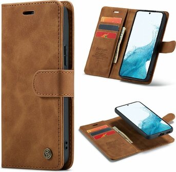 Samsung S22 Plus Sienna Brown - 2 in 1 Book Case