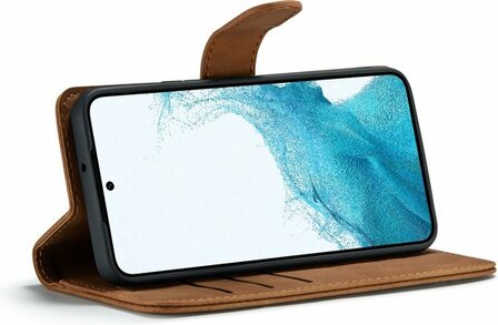 Samsung S22 Plus Sienna Brown - 2 in 1 Book Case