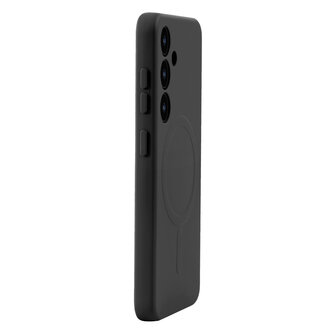 Samsung S25 Plus - Zwart - Camera Siliconen MagSafe Back Cover