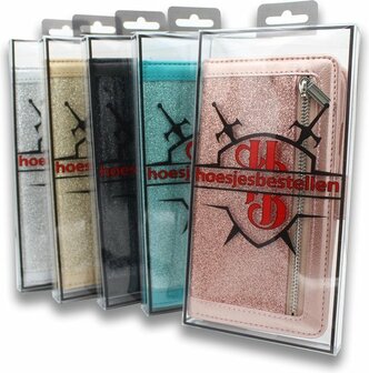 iPhone 12 Mini Zilver - Rits Book Case