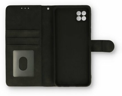 Samsung S21 FE Charcoal Gray &amp;amp; Glas - Book Case