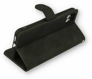 Samsung S21 FE Charcoal Gray &amp;amp; Glas - Book Case