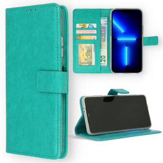 iPhone 13 Pro Max - Book Case - Turquoise