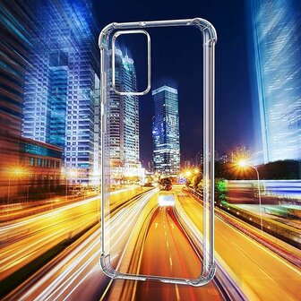 Oppo A54S - Anti Shock &amp;amp; 2x Glas - Transparant