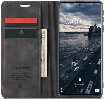 Oppo A17 Charcoal Gray - Book Case
