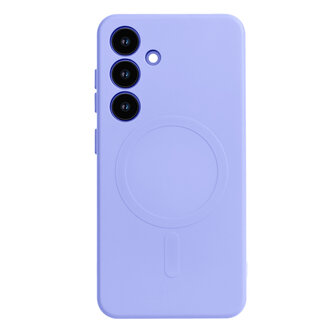 Samsung S25 Plus - Paars - Camera Siliconen MagSafe Back Cover