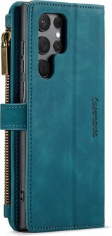 Samsung S22 Ultra Emerald Green - Book Case met Rits