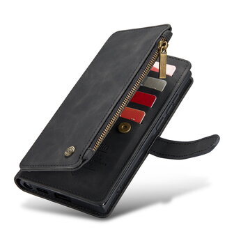 Samsung S25 Ultra - Charcoal Gray - Book Case met Rits