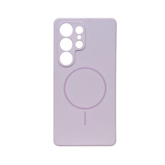 Samsung S25 Ultra - Paars - Zachte MagSafe Liquid Case