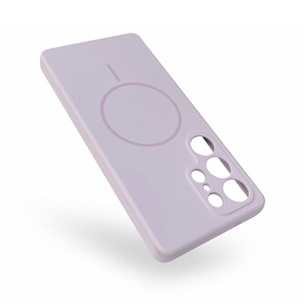 Samsung S25 Ultra - Paars - Zachte MagSafe Liquid Case